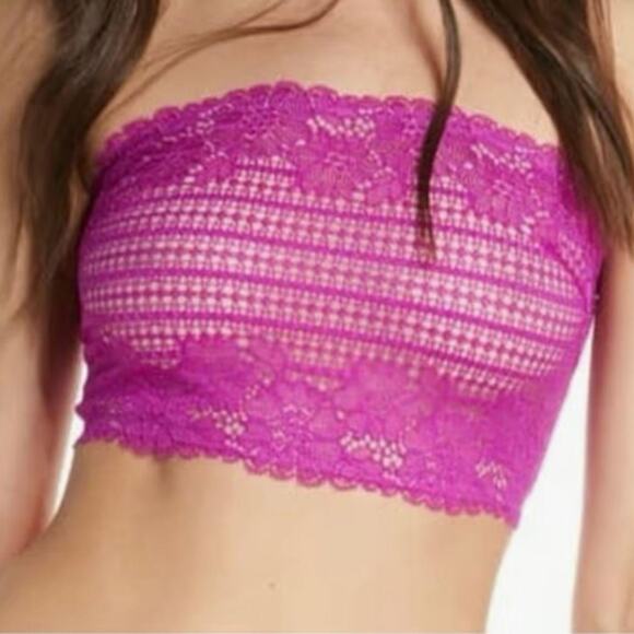 Intimately Free People Camila Bandeau Lace Bralette NWT - Picture 1 of 7